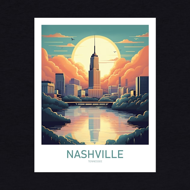 NASHVILLE by MarkedArtPrints